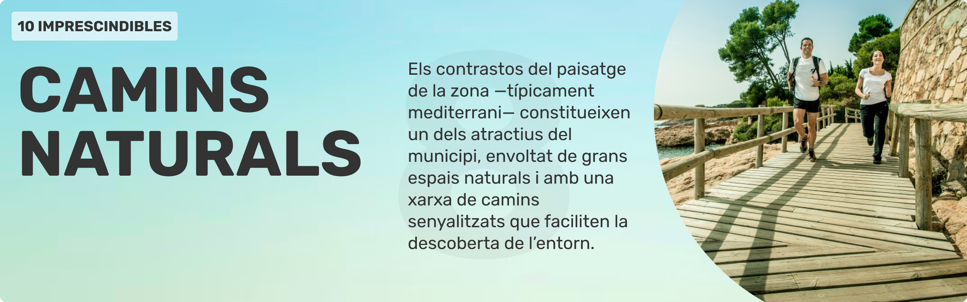 Camins Naturals — Xarxa de camins senyalitzats per descobrir el paisatge mediterrani